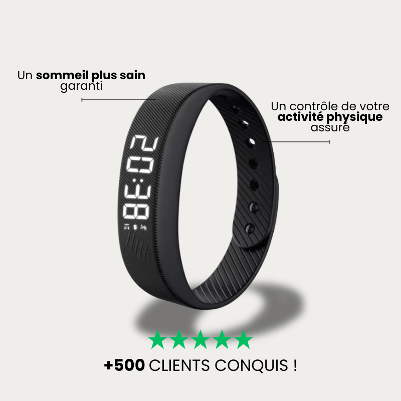 Bracelet intelligent avec alarme vibrante